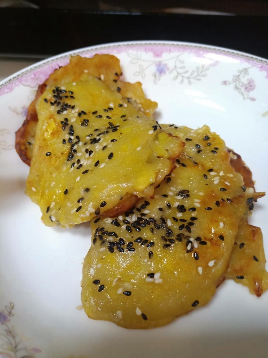 香甜可口香蕉饼的做法