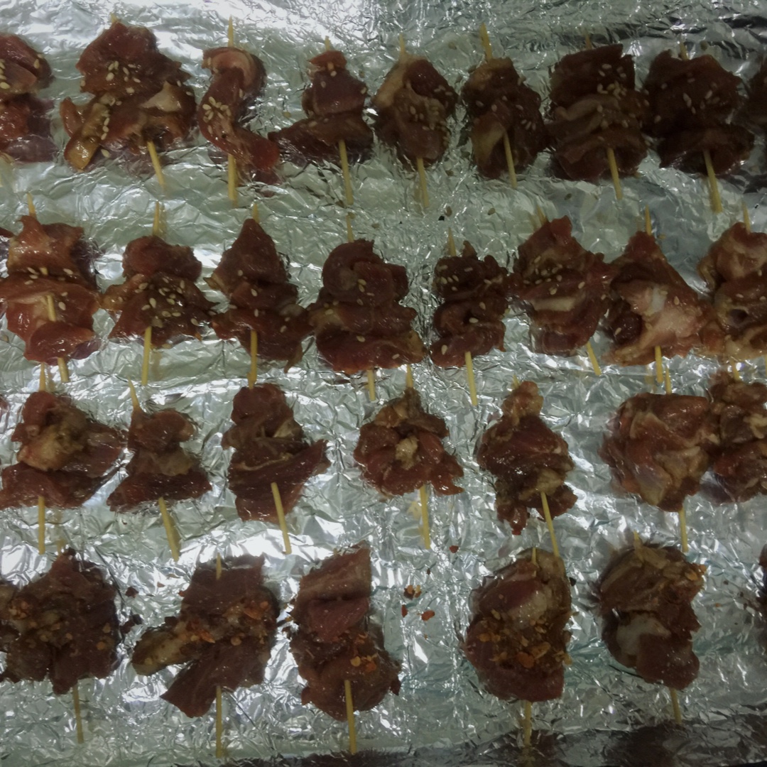 牙签羊肉（烤箱版）