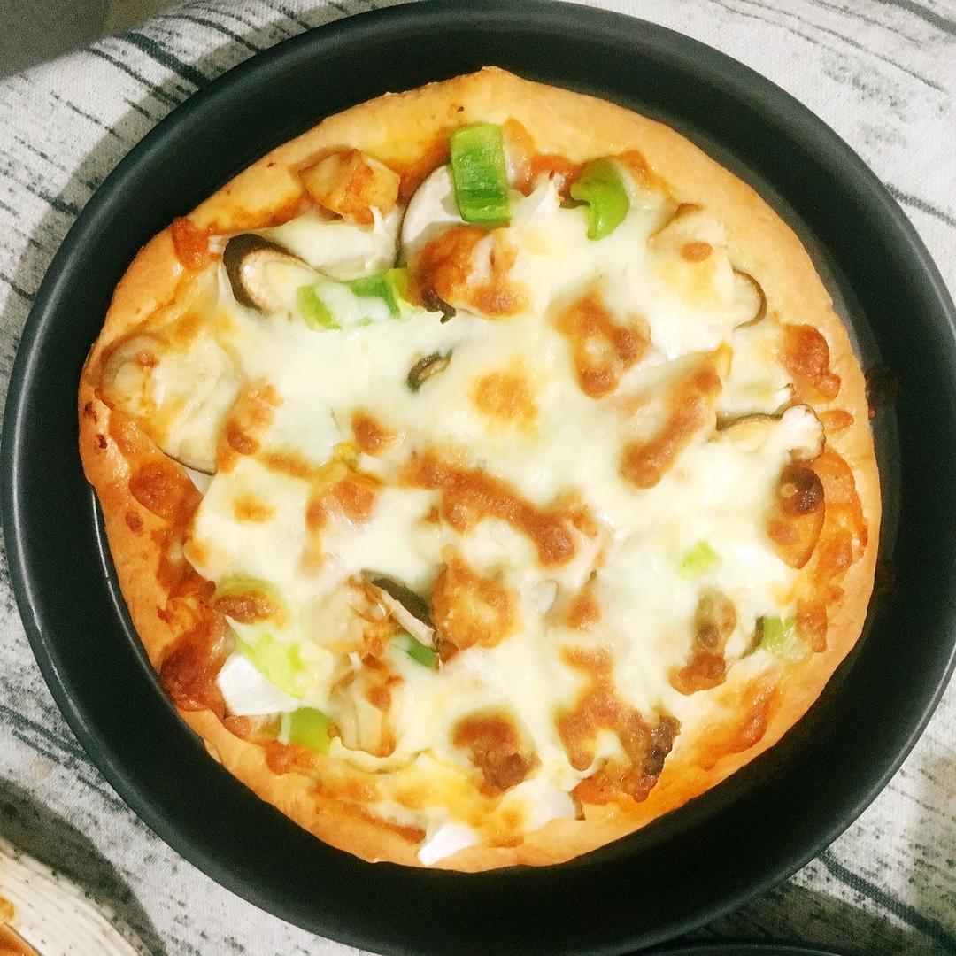 奥尔良烤鸡肉披萨