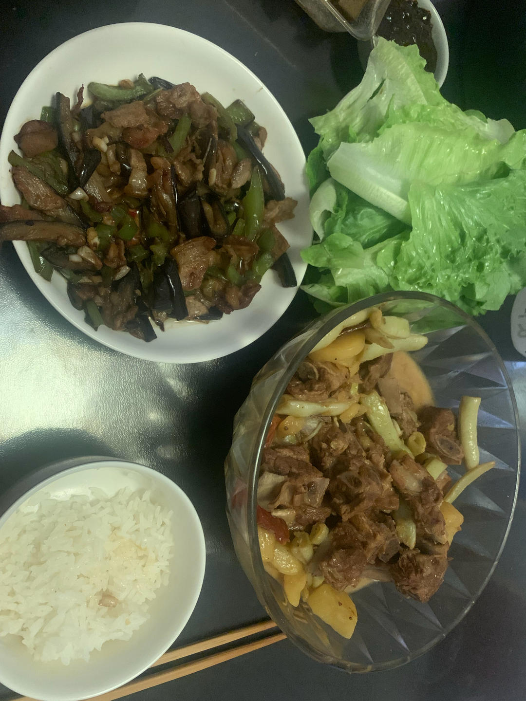 豆角土豆炖排骨