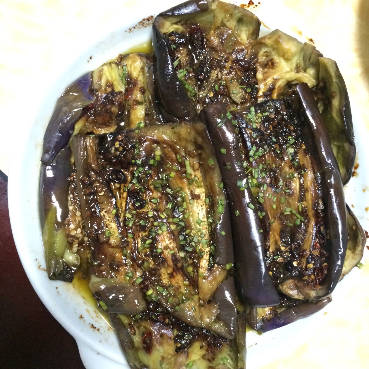 微波炉烤茄子