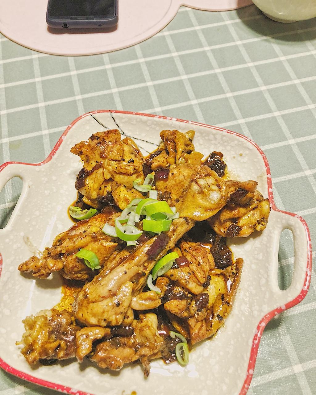 浓香照烧黑椒鸡腿