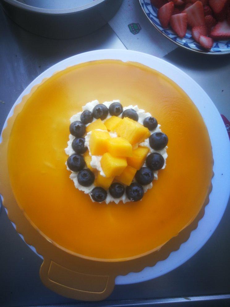 芒果慕斯蛋糕8寸