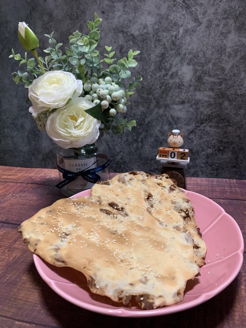 👩‍🍳香喷喷的榨菜鲜肉锅盔～吃一次忘不了💁🏻‍♀️