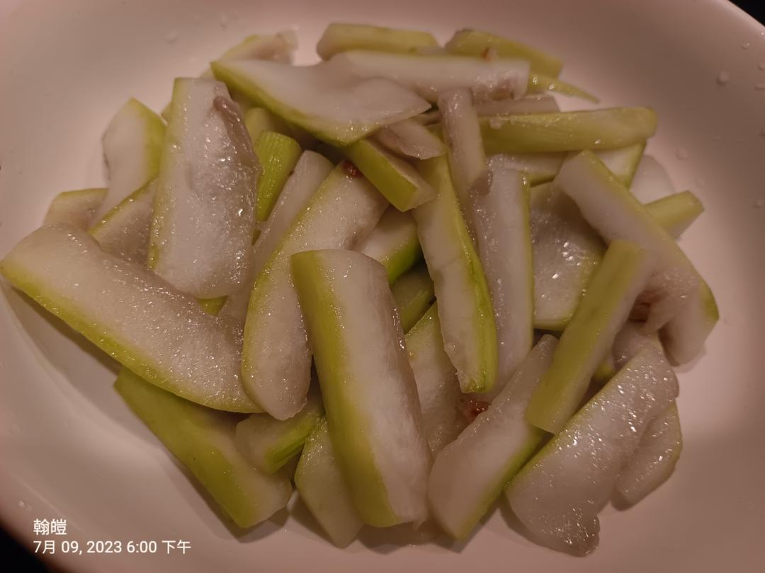 素炒瓠子——素食也能吃出高度