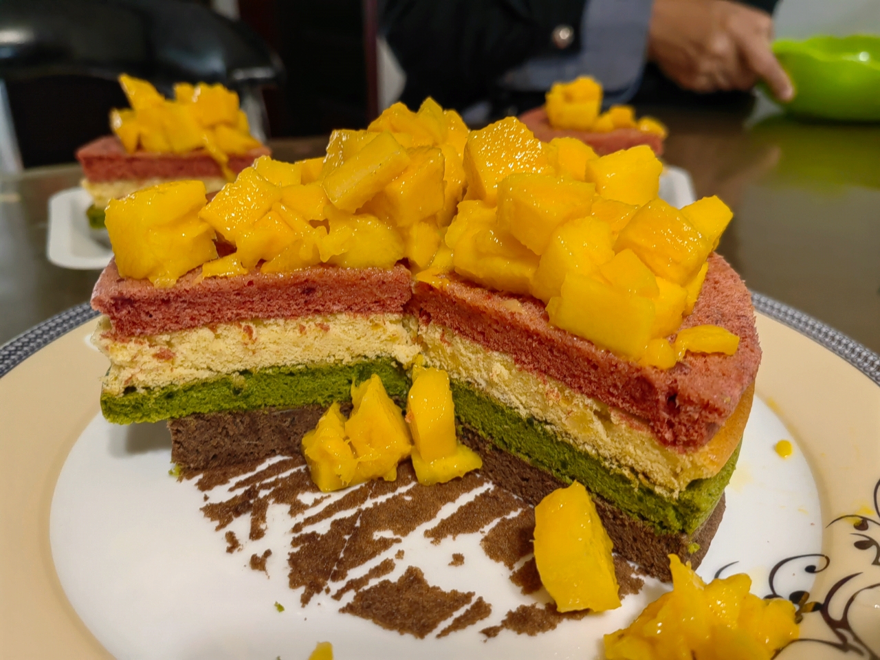 （6寸）彩虹🌈蛋糕胚（无色素）