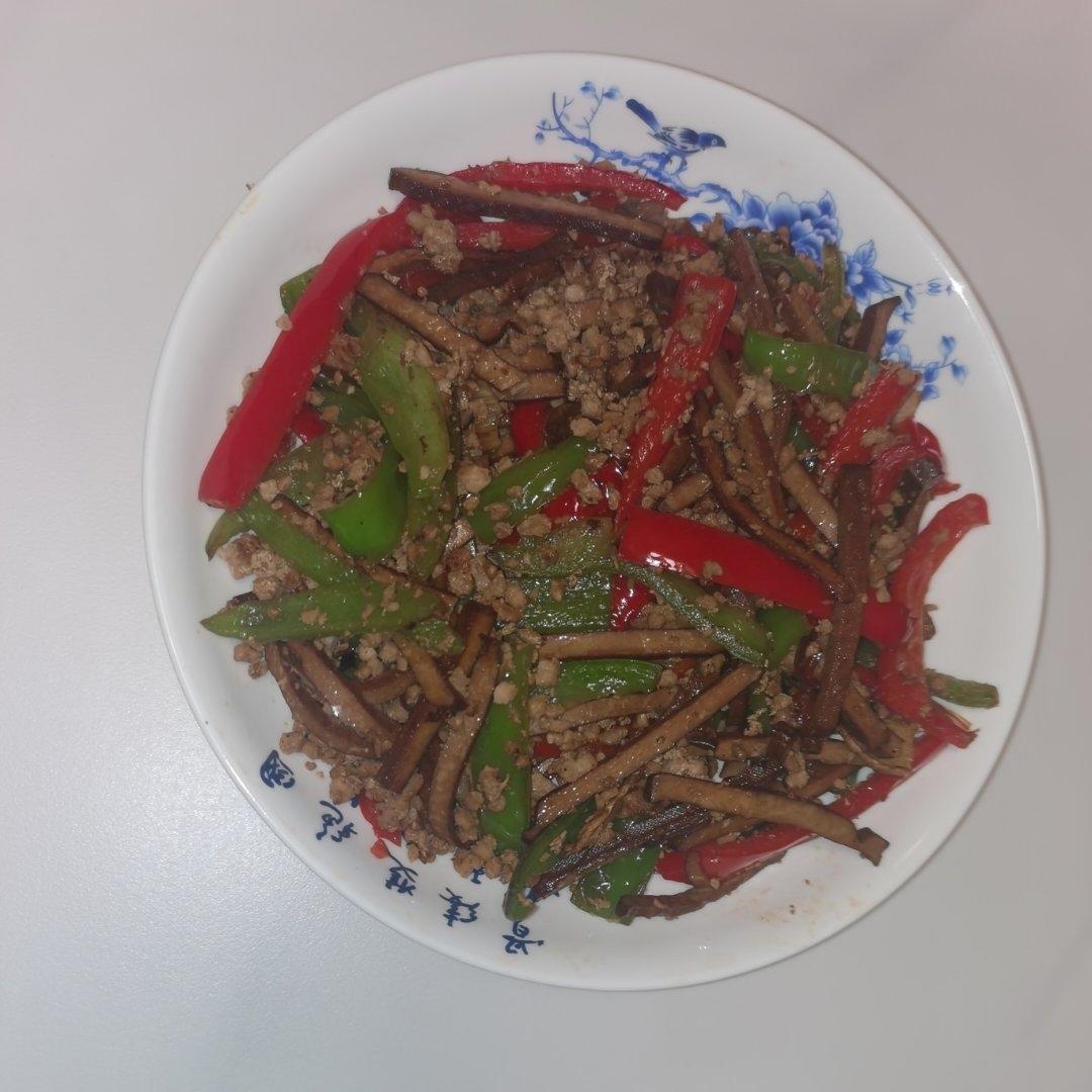 青椒干丝肉丝
