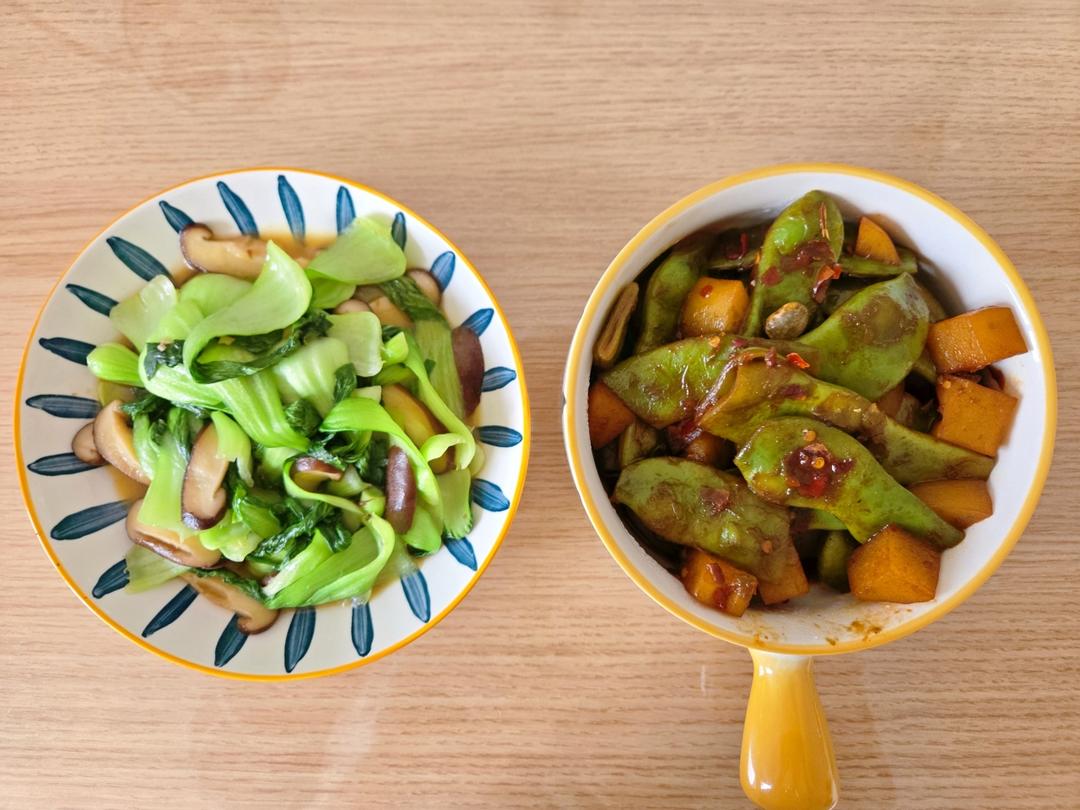 油豆角炖土豆（纯素）