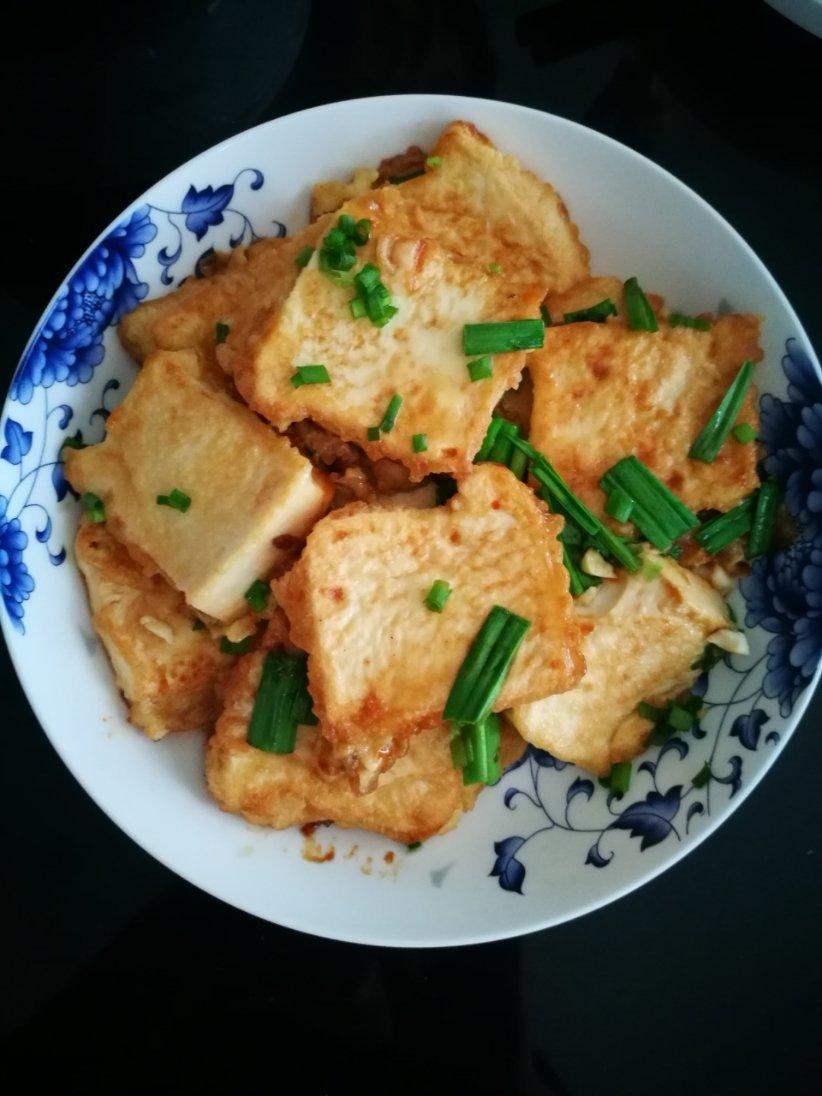 蚝油嫩豆腐