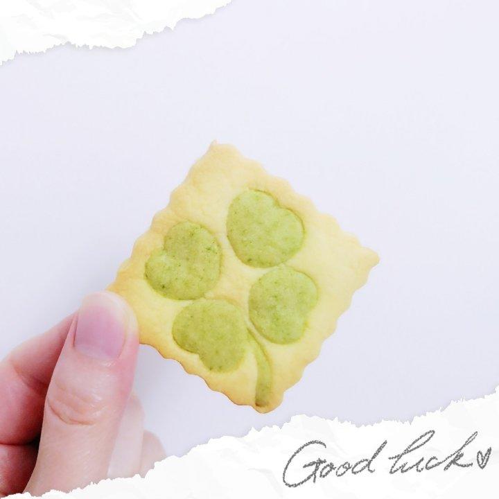 幸运四叶草抹茶饼干