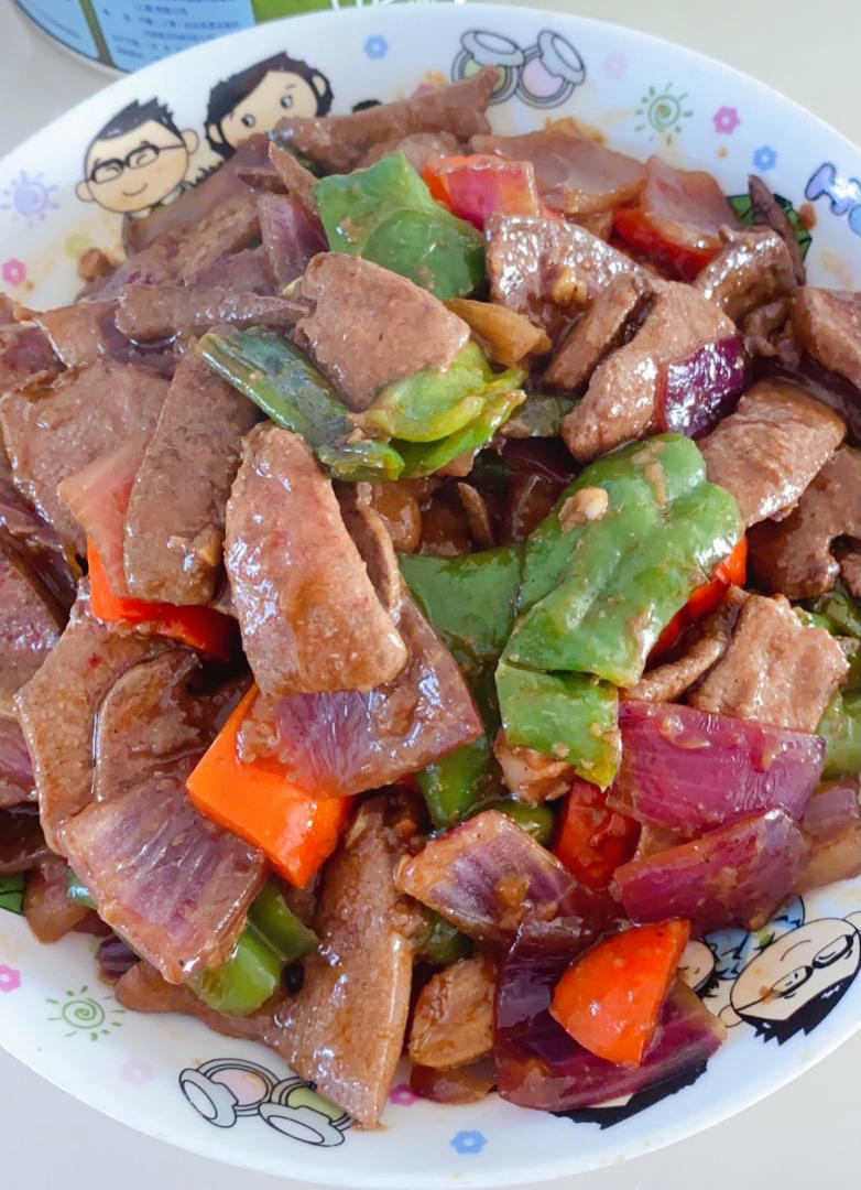 爽滑鲜嫩的【爆炒猪肝】不柴不粉无腥味！