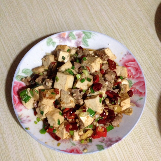 蒜香肉末烧豆腐