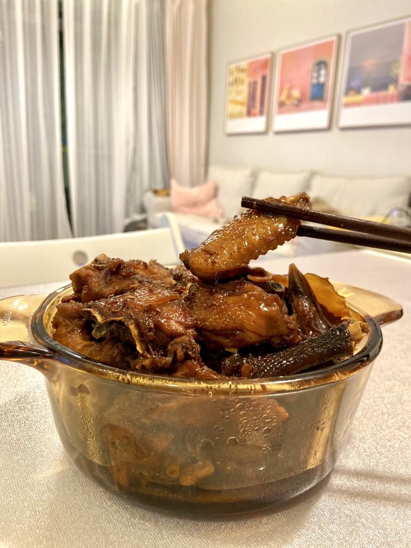 奀丁做的黄酒焖鸡