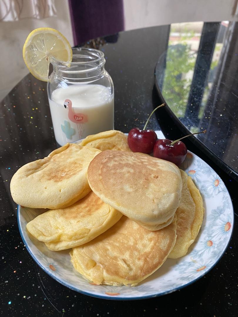 原味无油日式舒芙蕾厚松饼