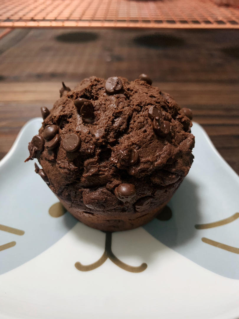 完美复刻星巴克蘑菇头巧克力玛芬蛋糕