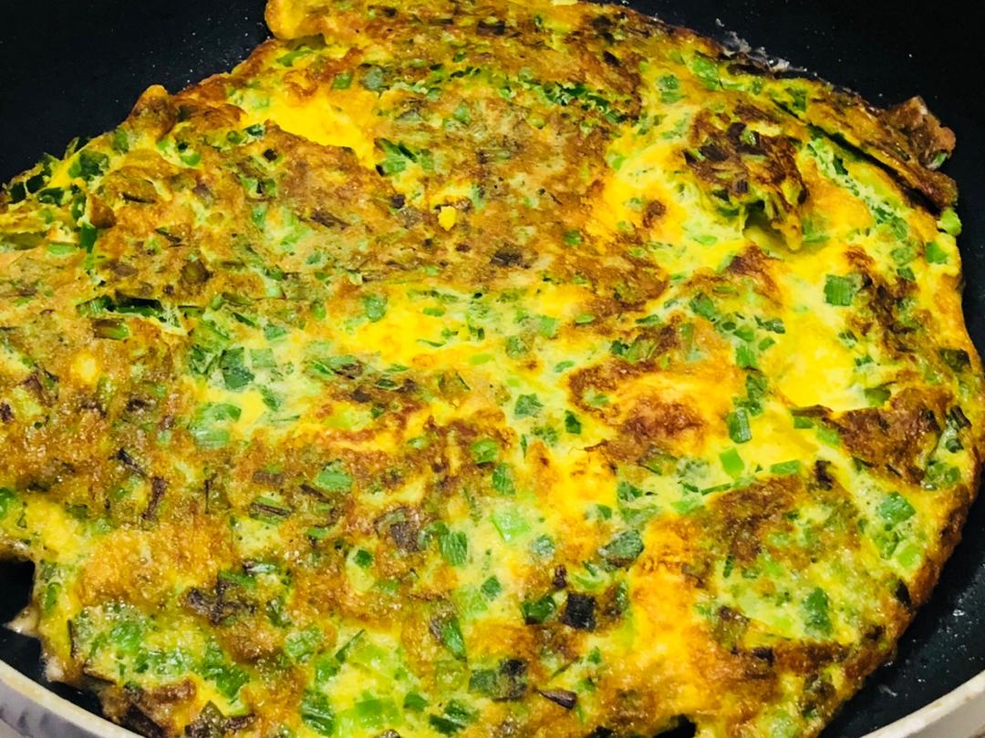 韭菜鸡蛋饼