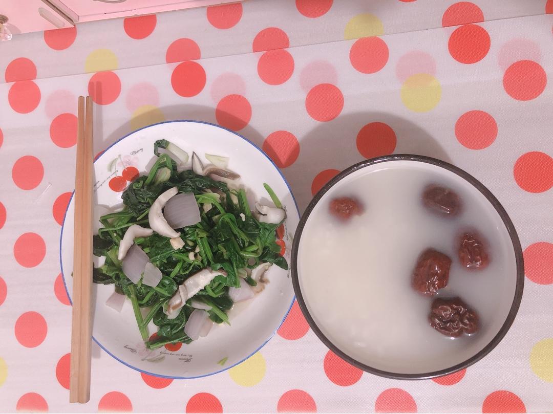 凉拌菠菜