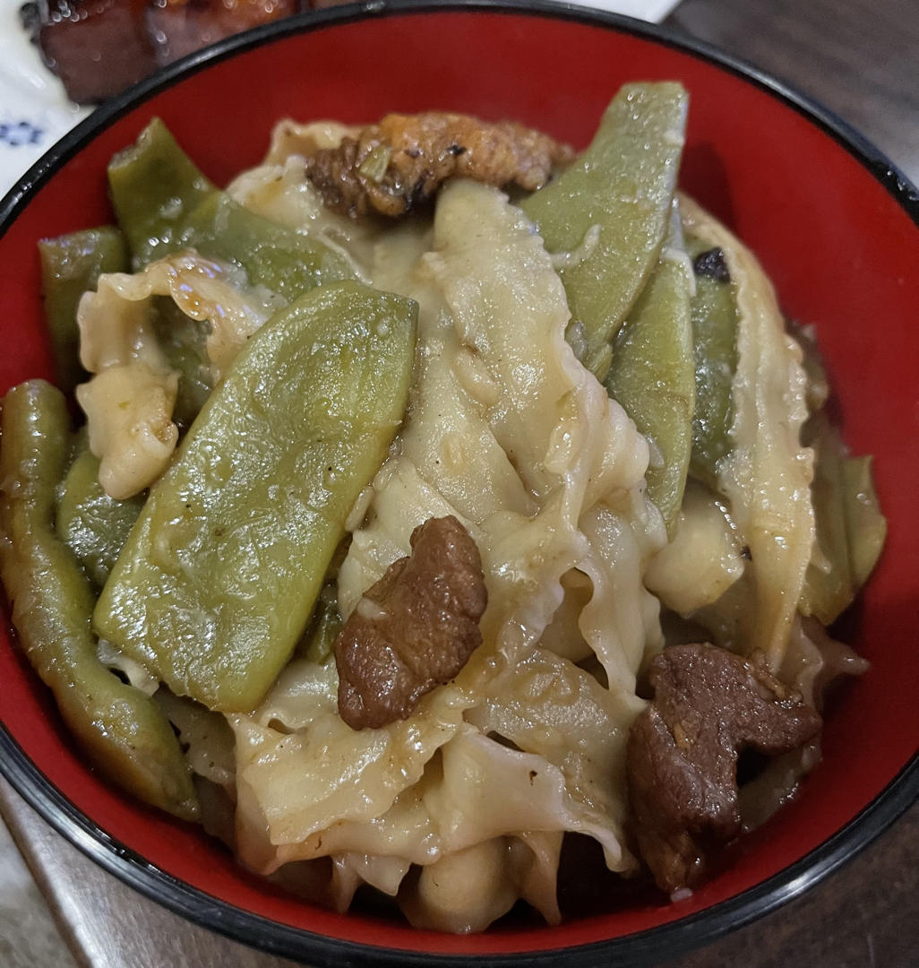 豆角焖面