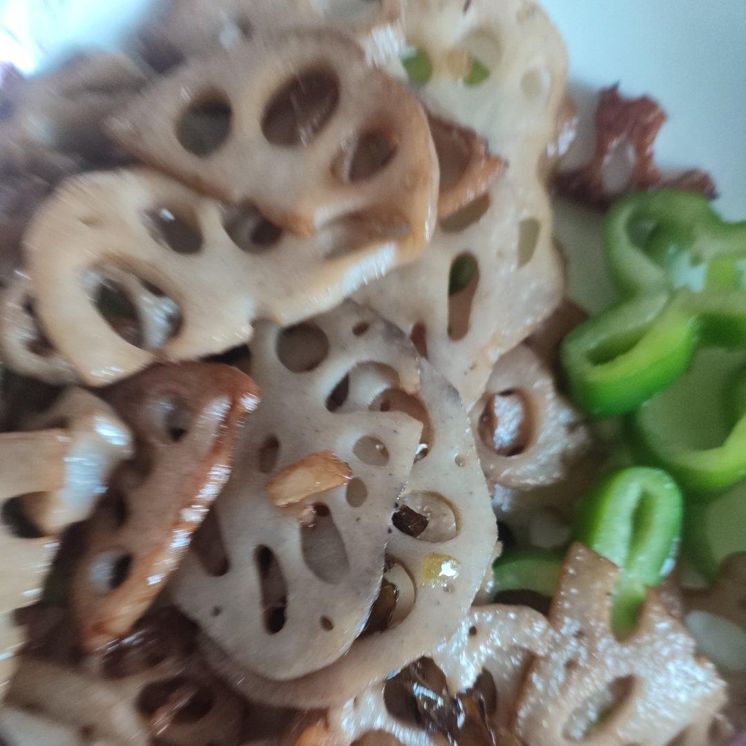清炒藕片