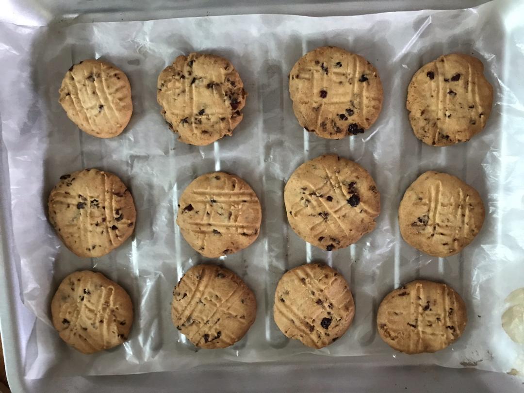 蔓越莓饼干 新手也不怕