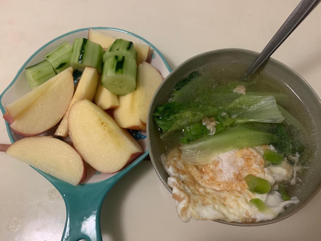 生菜鸡蛋汤