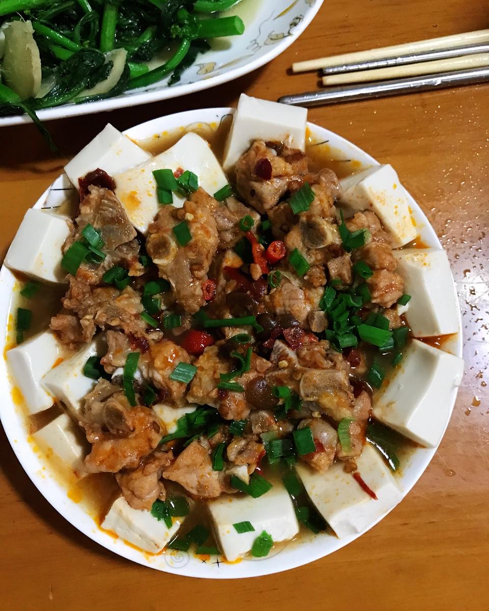 肉末蒸豆腐