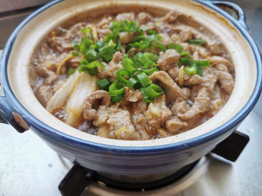 鲜菇焖梅肉 没啥缺点就是费饭得很