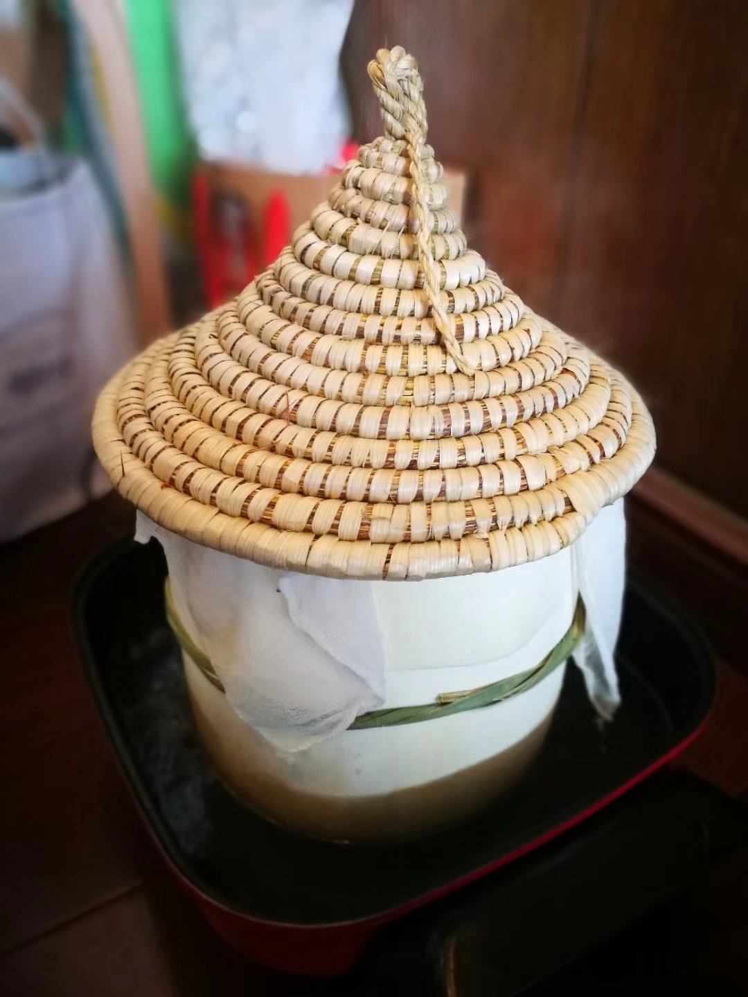 木甑子饭/蒸锅蒸饭/粒粒分明的米饭