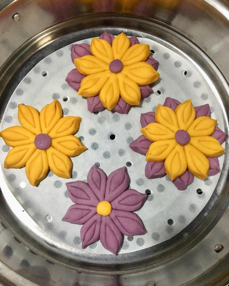 sunny乖小宁做的花样馒头