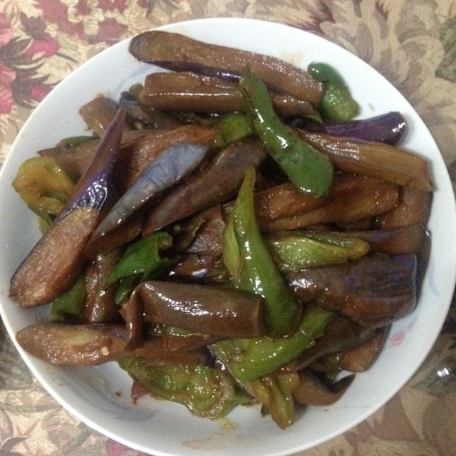 虎皮辣子烧茄子