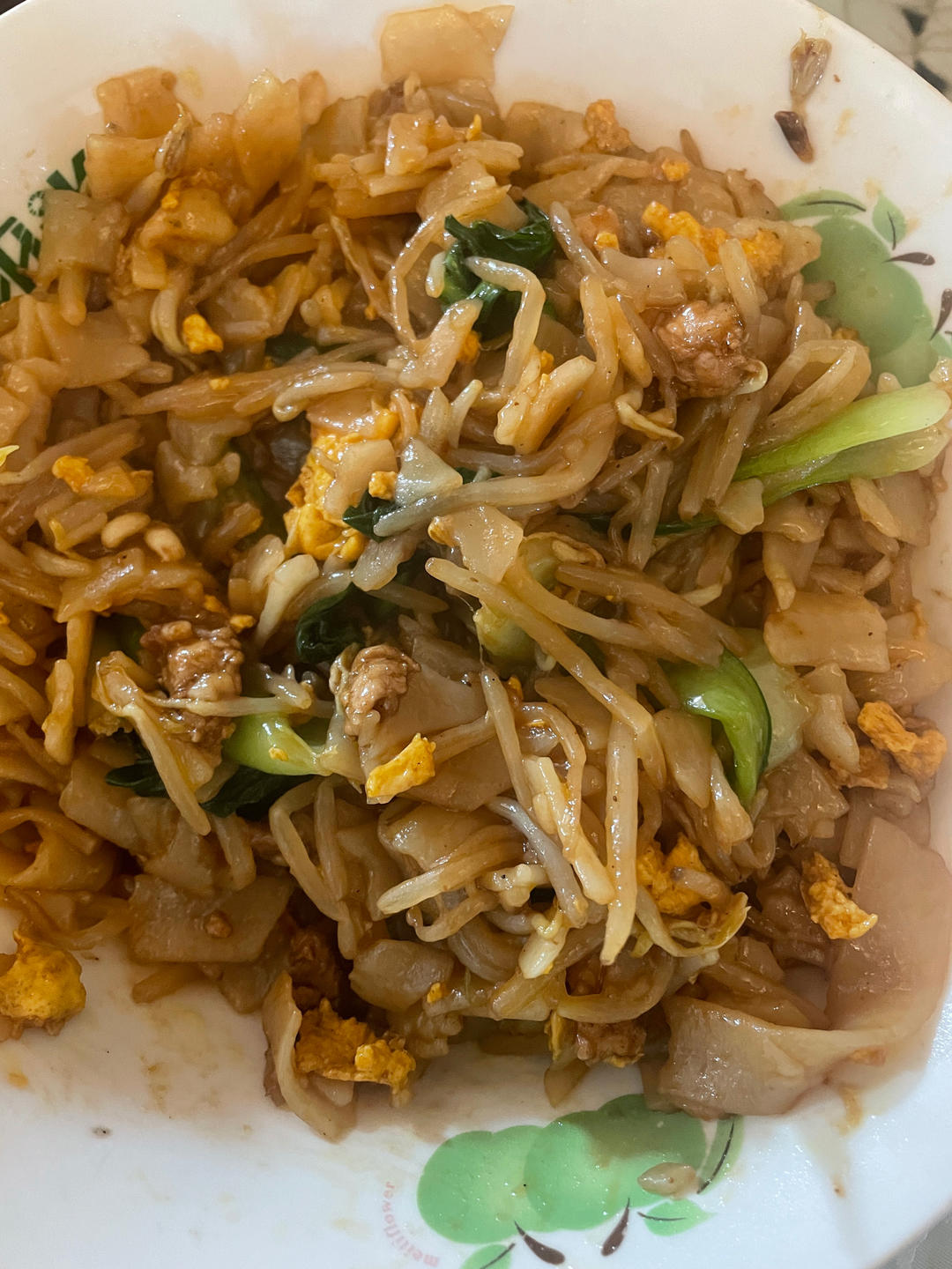 路边摊的炒河粉