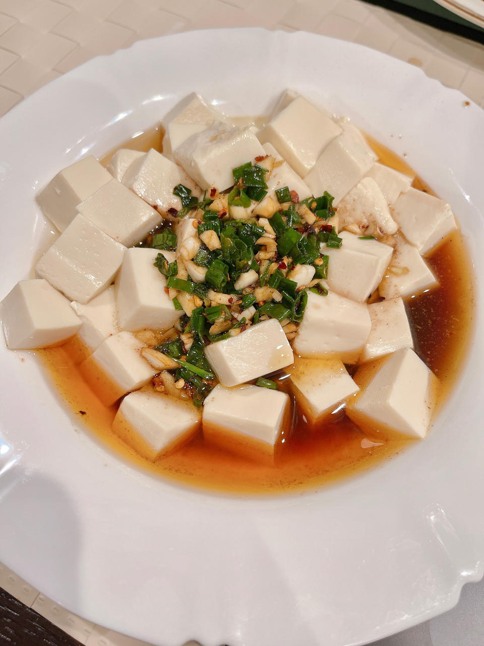 凉拌豆腐/小葱拌豆腐