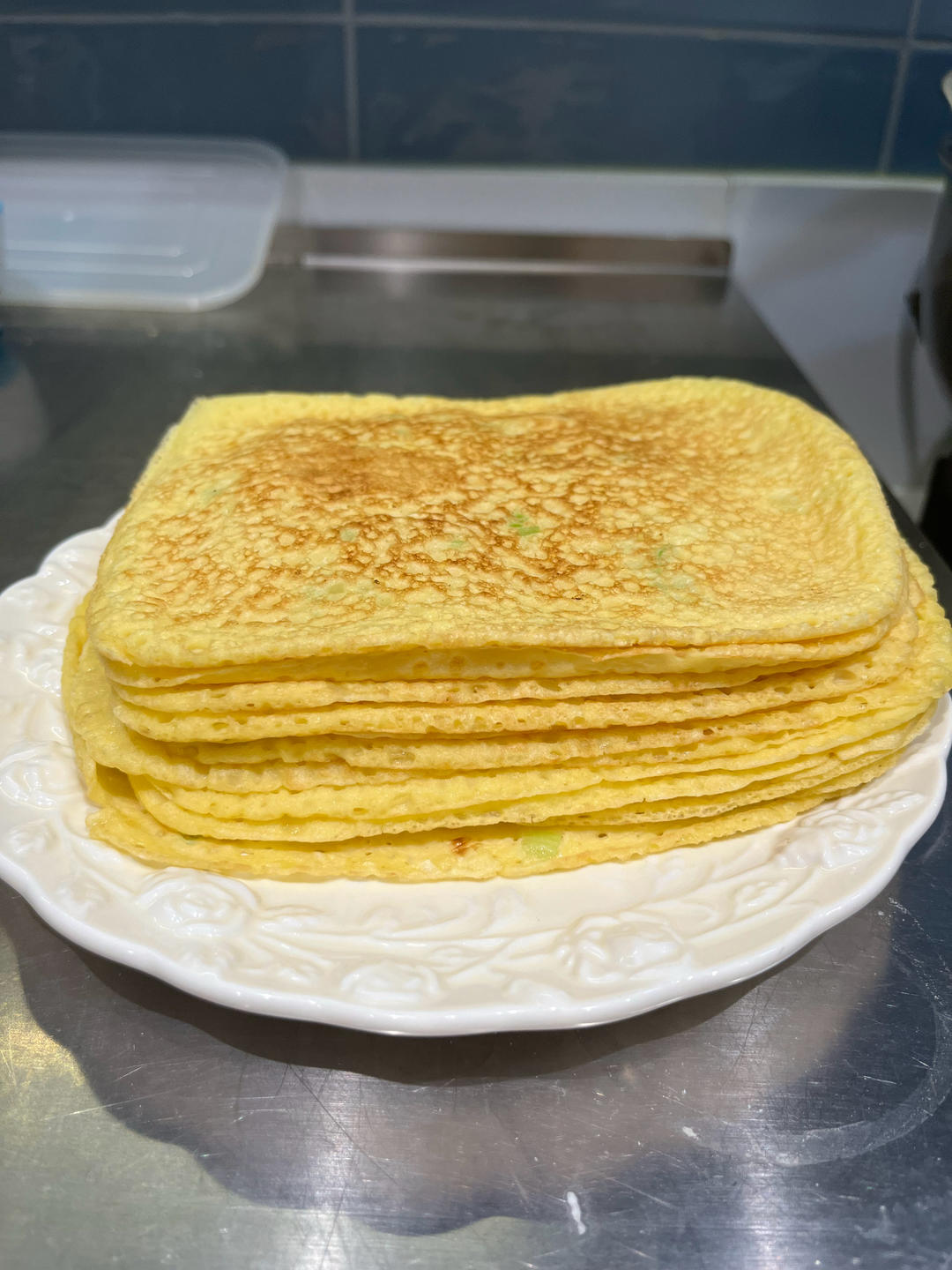 超柔软༄「早餐葱花鸡蛋🥚饼」༄