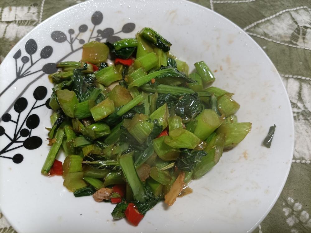 炒京白菜的做法