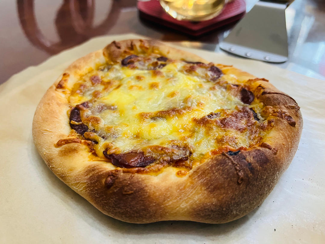 外脆里嫩的榴莲披萨