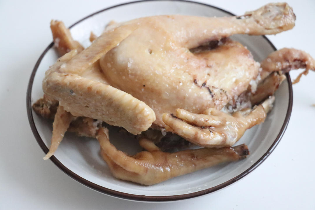 盐焗鸡（粗盐版）