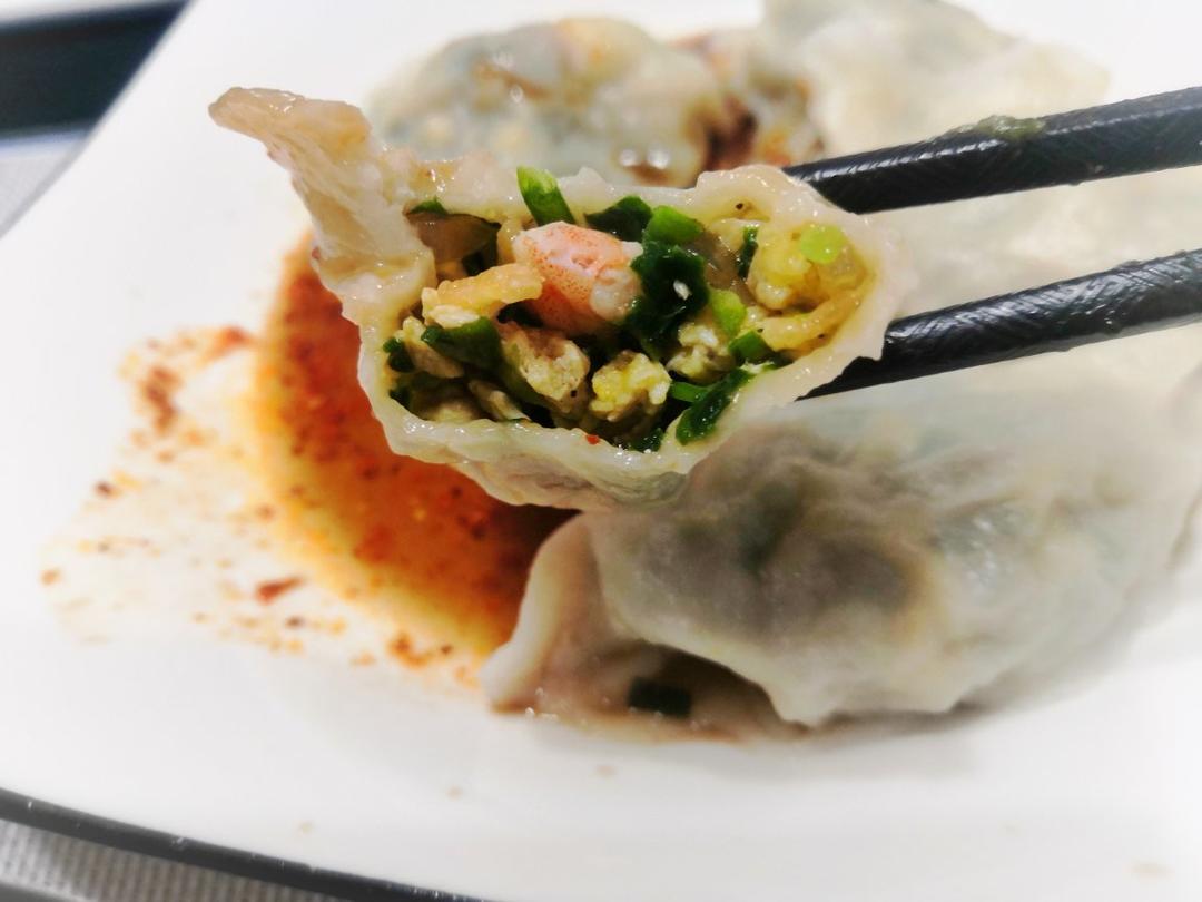 韭菜鸡蛋虾仁三鲜饺子
