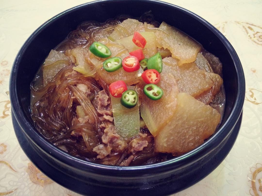 冬瓜炖粉条