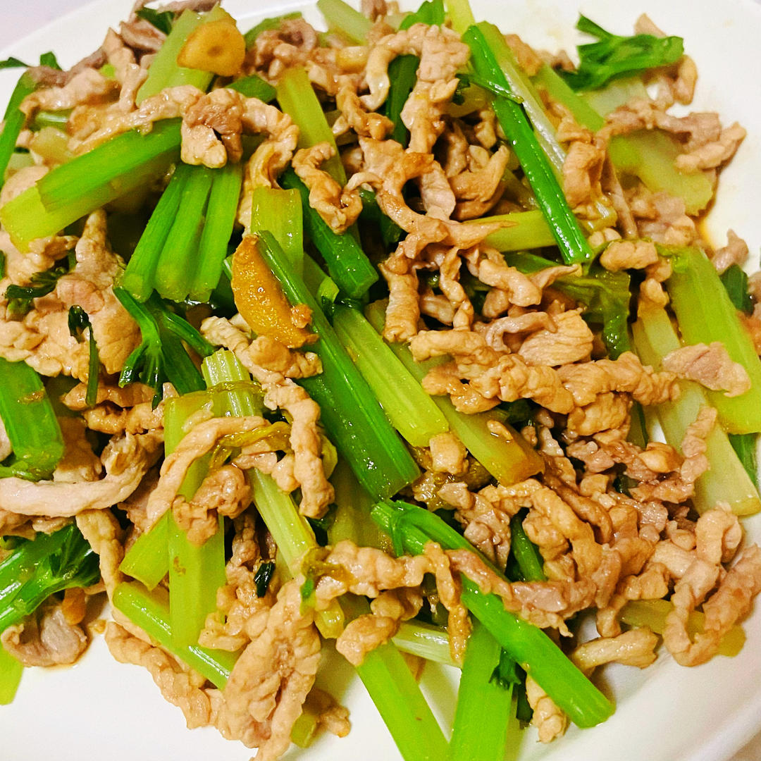芹菜炒肉