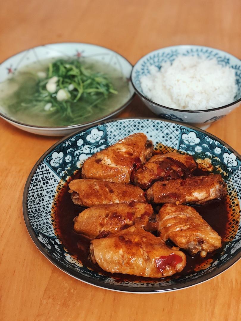 豆瓣酱红烧鸡翅