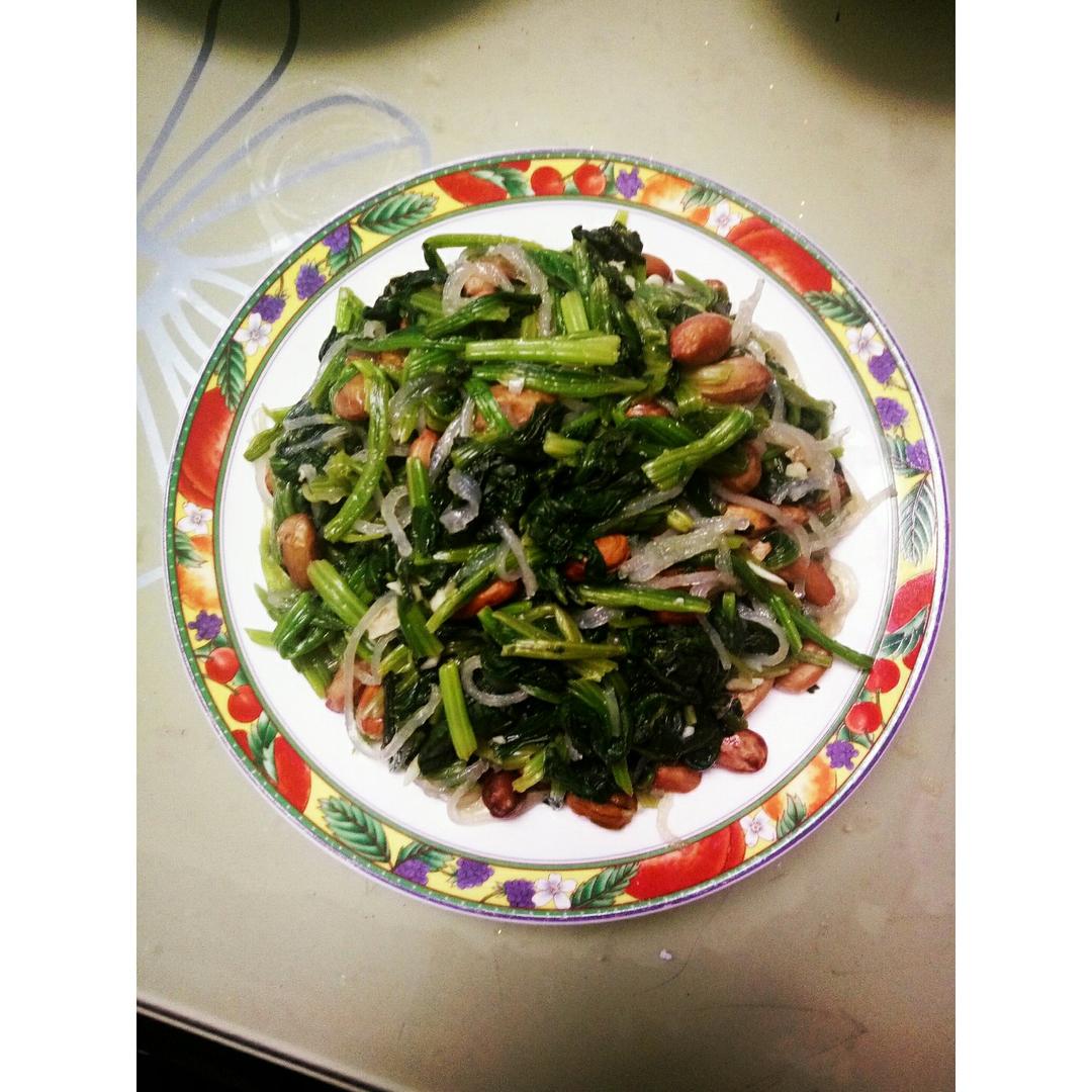 凉拌菠菜