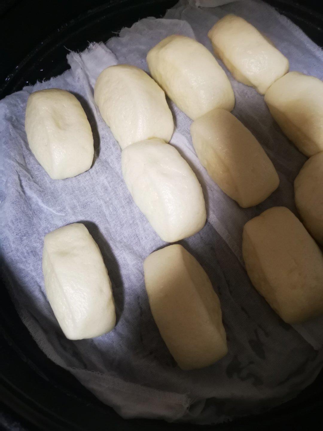 告别坑坑洼洼馒头 做牛奶肌般牛奶馒头 一次发酵馒头