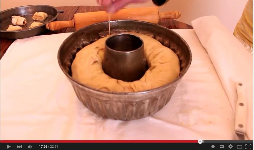 Povitica千层核桃巧克力面包的做法 步骤18