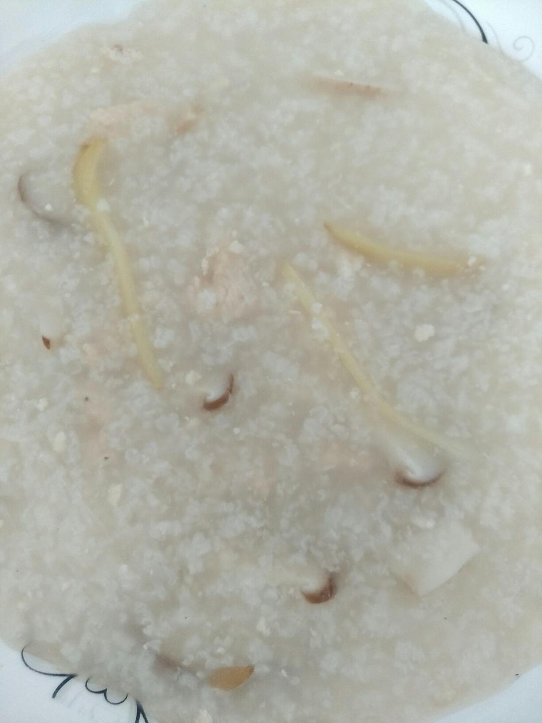 香菇滑鸡粥