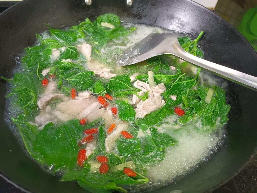 5分钟靓汤|桑叶瘦肉汤🌿清热润肺