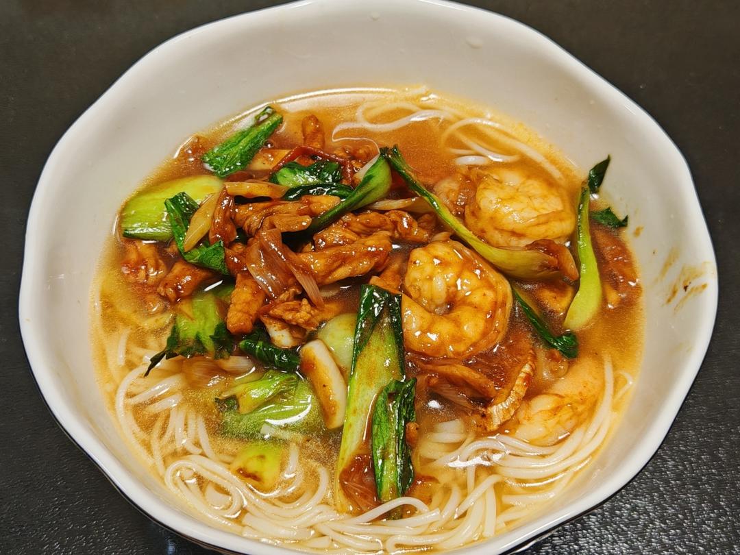 青椒肉丝面