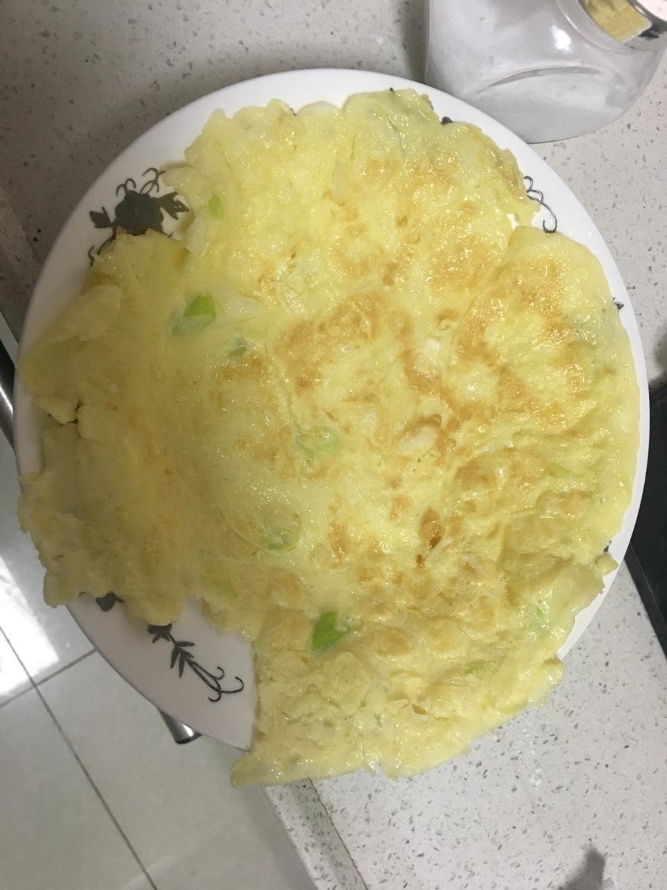 葱花鸡蛋饼