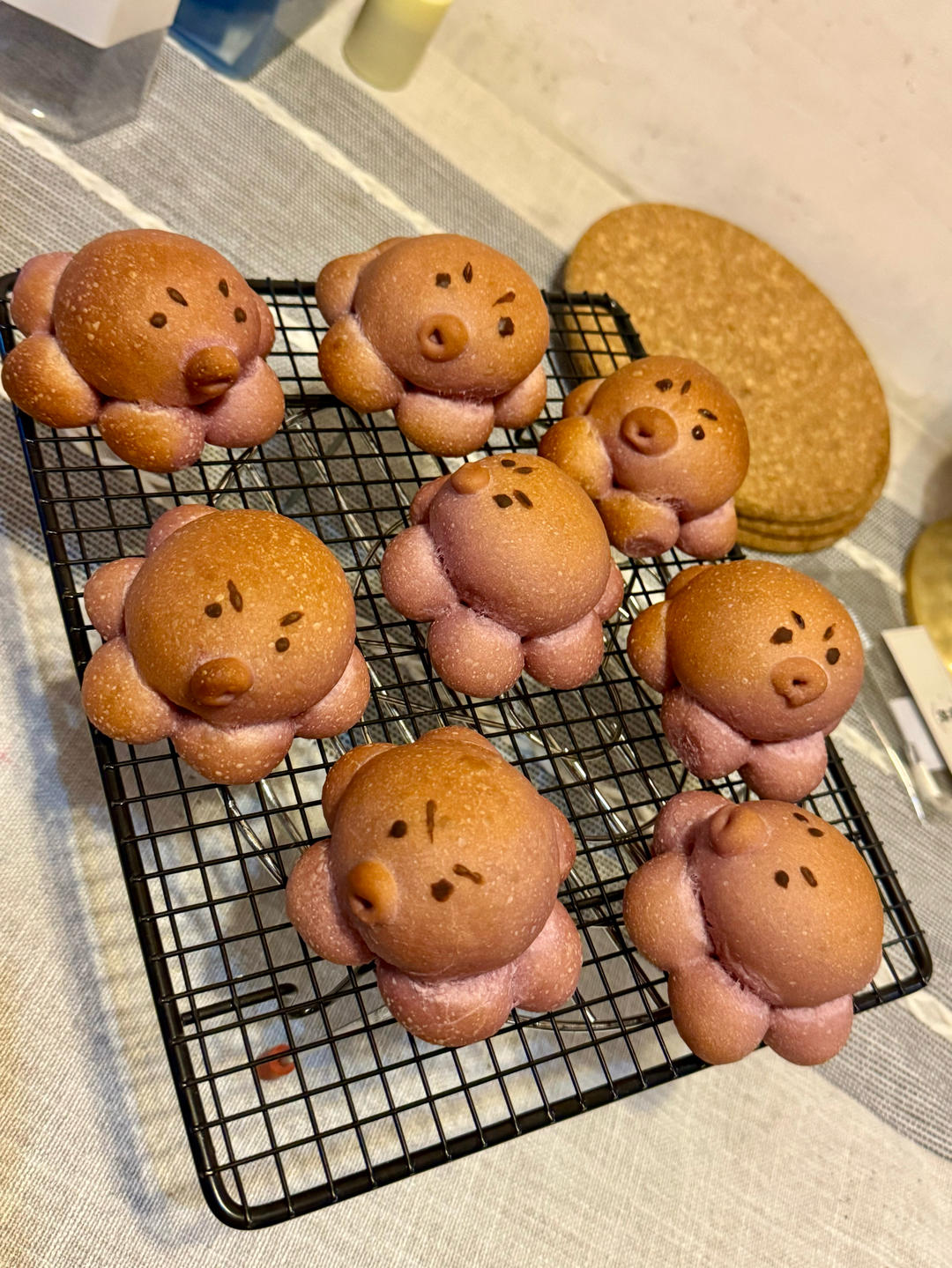 紫薯芋泥软欧-博世烤箱