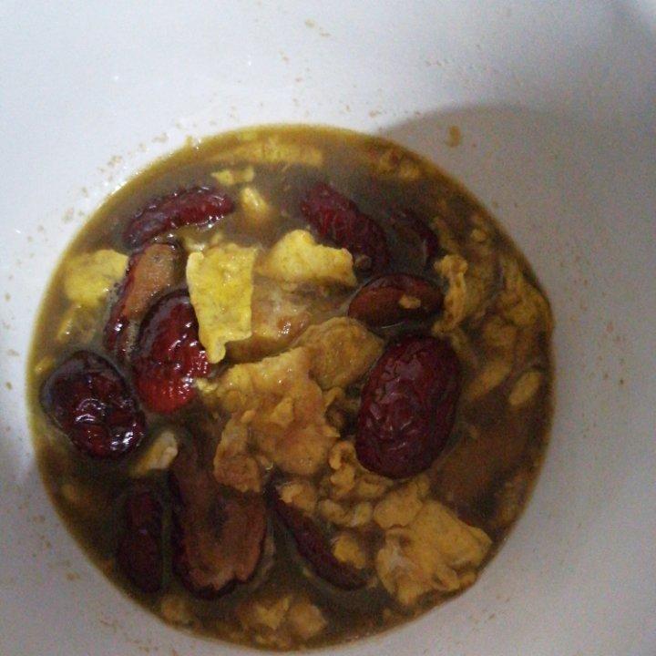 红枣红糖焖炒蛋