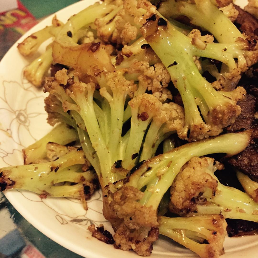 老丁的私房菜-干锅花菜